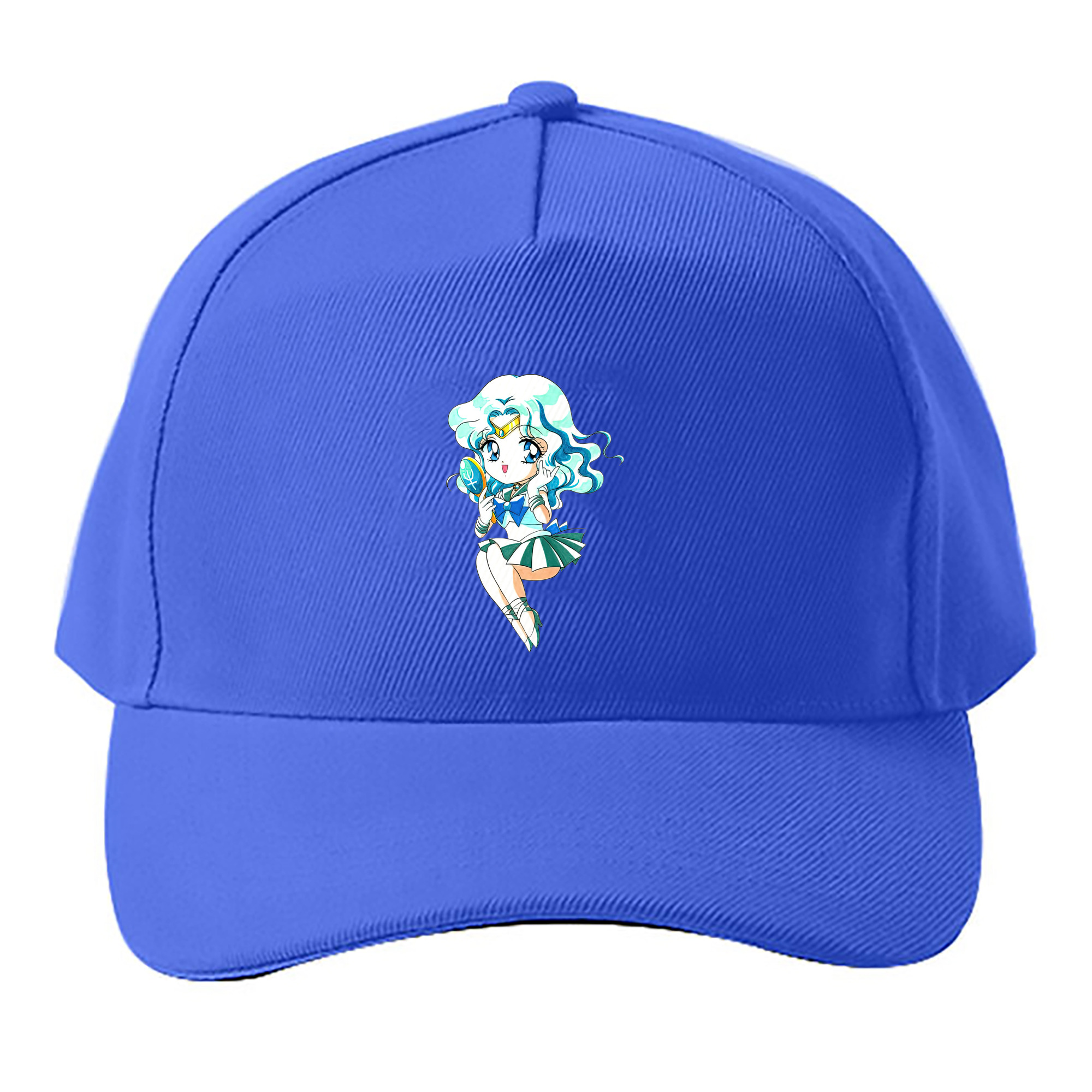 （画像用） 美少女戦士セーラームーン 海王 みちる（かいおう みちる） Sailor Moon Kaiou Michiru ベースボールキャップ 綿100％ 男女兼用 帽子 スポーツ